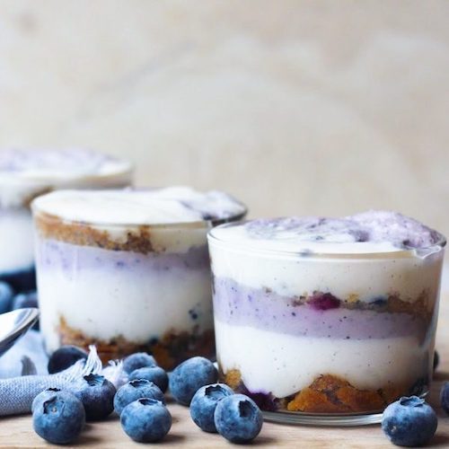 This Dairy-Free Tiramisu Is Layered With Fresh Blueberries
